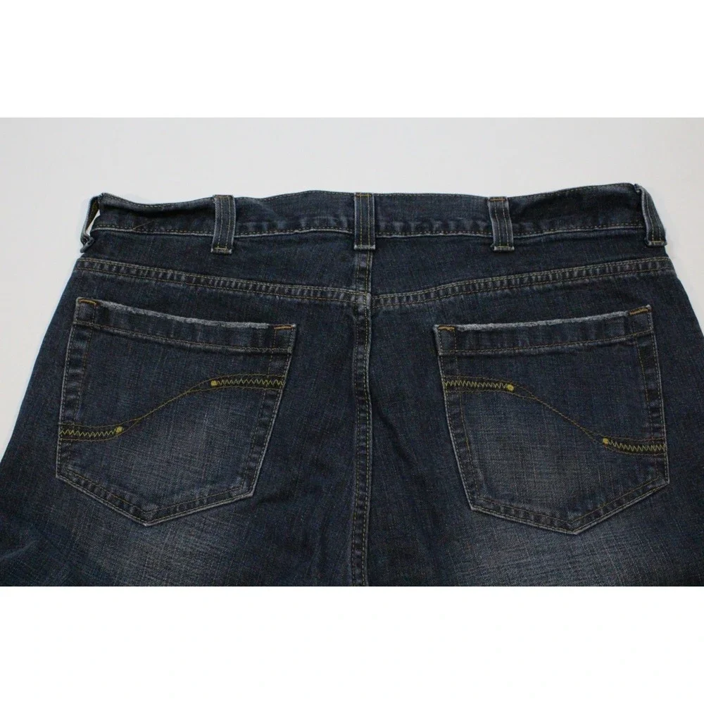 Vintage DKNY Jeans Men's 37x29 (Tag 36x30) Blue Denim Baggy Skater Y2K Loose Fit